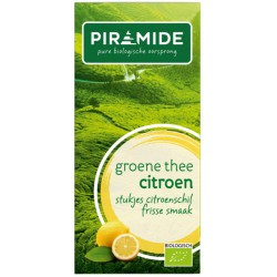 Piramide groene thee citroen